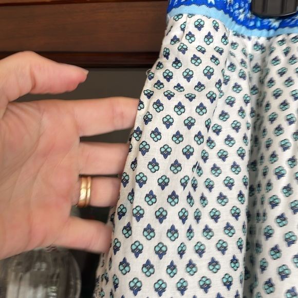 J. Crew Tiered Block Print Maxi Skirt 2X - Picture 7 of 15